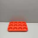 CAKETIME 12 Cups Silicone Muffin Pan - Nonstick Cupcake Pan 1 Pack Regular Size Silicone Mold for Baking