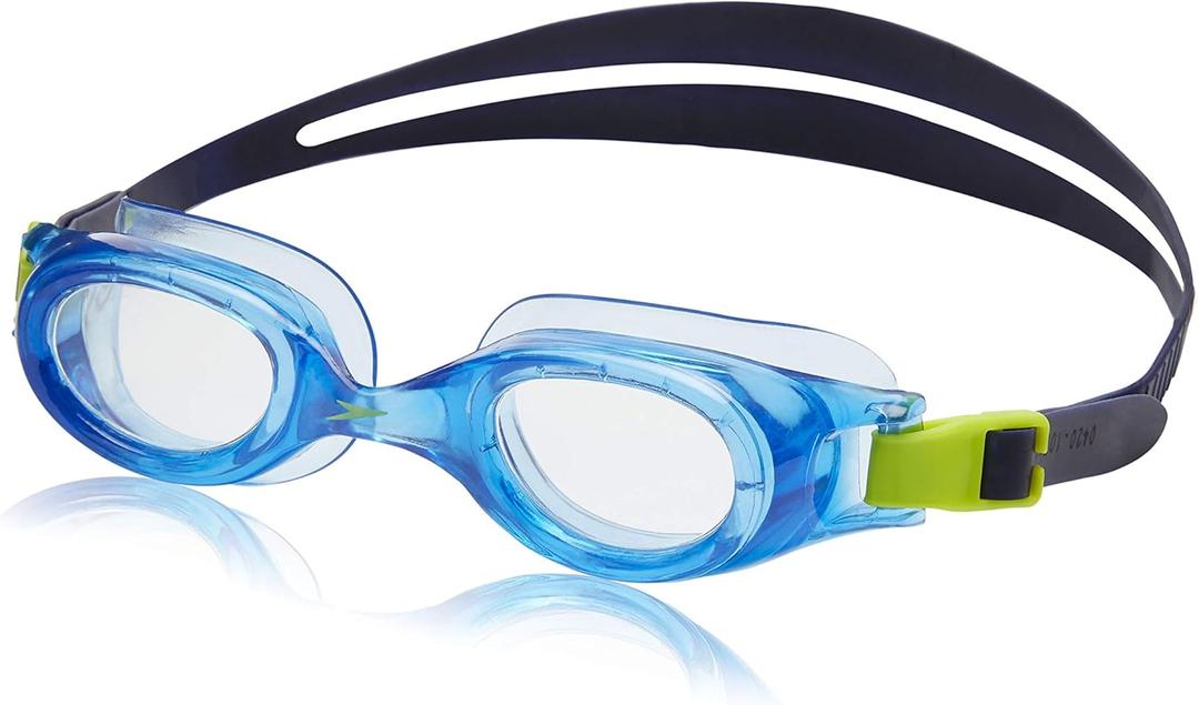 Speedo Kids' Swim Goggles Hydrospex Ages 6-14 (Speedo Blue/Clear)