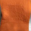 Anluoer Quilt Queen Size Bedding Set-Burnt Orange Embossed, Bedspreads-Lightweight Summer Soft Microfiber Bedspread, Bed Coverlet for All Seasons (1 Quilt, 2 Pillow Shams)