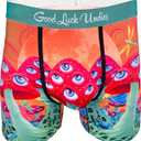 Good Luck Undies Men's Mushrooms Boxer Brief Underwear