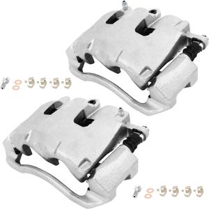 cciyu 18B5054 18B5055 Front Left & Right Brake Calipers With Bracket For Chrysler For Aspen,For Dodge For Dakota/For Durango/For Ram 1500,For Ram For 1500/For Dakota