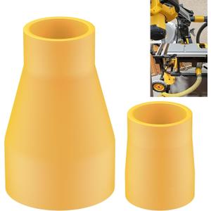 Miter Saw Vacuum Adapter Fits for Connecting 2 1/2" Outlet Connected to 1 7/8" Shop Vac Hose, for 3/5" Miter Saw Outlet to 1 7/8" Dust Collection Hose Dewalt DWE7491RS