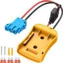 Battery Adapter Compatible with Dewalt 20V Battery, Conversion Kit with Fuse Holder and Wire Harness Connector Compatible with with Peg-Perego Kids Ride-on Toy