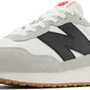 New Balance Men's 237 V1 Sneaker (10, White/Brighton Grey/Black)