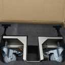 2 Pcs Dolly, Heavy Panel Transportation and Installation Helper Jig for 1-1/16" and 2-9/16" Front Doors, Slab, Pre-Hung, Barn Doors up to 700 Lbs