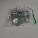 Magic Pants Hangers Space Saving - 2 Pack for Closet Multiple Layers Multifunctional Uses Rack Organizer for Trousers Scarves Slack (2 Pack with 10 Metal Clips)