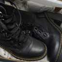 Dr. Martens Women's Chesney Harness Flare Heel Leather Boots (7)