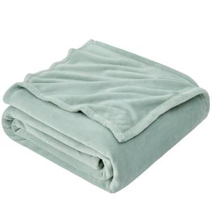 Hansleep Fleece Celadon Twin Blanket, Super Soft Flannel Fuzzy Plush Cozy Blanket for All Seasons, Celadon, Twin 50x40 Inches