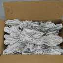 Frosted Artificial Pine Needles Branches 10.6 Inches Christmas Fake Snowy Pine Picks Twigs Winter Sprays Greenery Stems for Christmas Tree DIY Garlands Wreaths Crafts Home Holiday Decorations