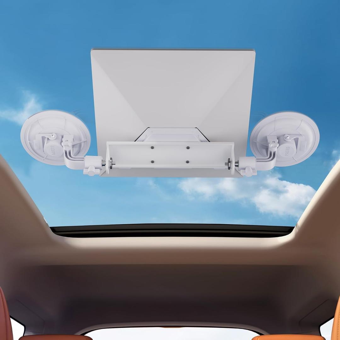 Starlink Mini Suction Cup Mount, Starlink Car Mount, Adjustable Suction Cup Suitable for Cars, Window, Sunroof, RVs, Boats Stable Satellite Signal During Travel