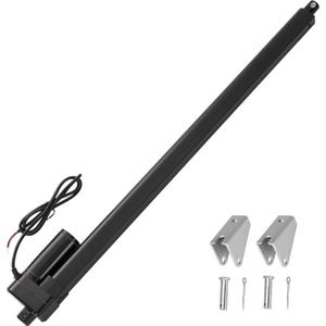 28 Inch Stroke Linear Actuator 12V Heavy Duty 440lbs/2000N IP65 Waterproof Electric Actuator Speed 0.31"/sec with Mounting Brackets