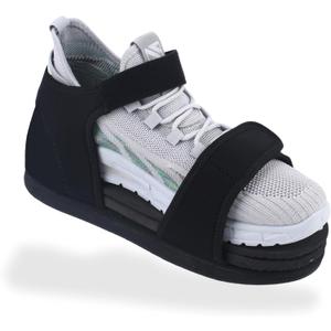 Shoe Balancer for Use with Walking Boot and Uneven Legs, Shoe Leveler for leg length discrepancy, Flat Shoes Lift for Left or Right Foot (Adult, Men, Medium, Alpha, US Footwear Size System, Medium)