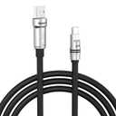 Hichain Charging Cable USB A to USB C, Silicone USB C Cable 6.6 FT Black Cable Extra Thick Phone Charger Data Transfer Cord for iPhone Galaxy Android