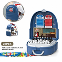 GLT Pretend Play Chess Set, 20 pcs Play Set with Brief case | 4 in 1 Chess Play Set Brief Case (Multi)