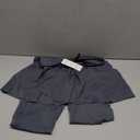 ANIVIVO Skirted Leggings for Women with Pockets, Tennis Yoga Pleated Skirt with Leggings (Small, Grey)