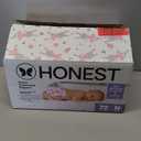 The Honest Company Comfort Dry Disposable Diapers for Sensitive Skin, Hypoallergenic, Rose Blossom + Tutu Cute, Club Box Size Newborn 72 Count