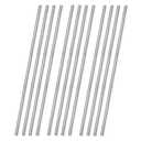 12 Pcs 304 Stainless Steel Round Rod,Phiowocx 1/8” x 12” Metal Solid Shaft Rods Bar,Smooth Steel Rods for DIY Craft Model,Industry,Metal Working Hobbies-Plane/Ship Model(3 x 305mm)