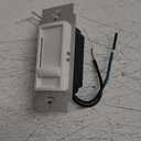 Leviton SureSlide Dimmer Switch for Dimmable LED, Halogen and Incandescent Bulbs, 6672-1LW, White