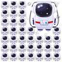 Kingdder 36 Pcs Outer Space Party Favors Astronaut Drawstring Bags Space Themed Astronaut Goodie Bags Gift Backpack for Kids