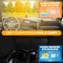 EcoNour Semi Truck Sunshade for Windshield and Side Windows, UV Protective Sunshade for Windshield, Maximum Coverage to Block UV/Sun Heat Rays, Best for Semi, Commercial & Big Rig Truck (Gray)