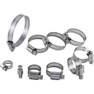 YDS 10 Piece Assorted Marine Hose Clamp 300 Stainless Steel in various size form 5/8 to 2-3/4