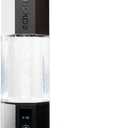 Echo Go+ Hydrogen Water Bottle - Hydrogen Infusion Technology - Rechargeable Water Bottle - SPE & PEM Purification - Active Hydration Support for Skin Health & Immune Function - 10 oz (Black)