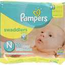 Pampers Swaddlers Diapers, Newborn (Up to 10 lbs.), 20 Count