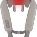 Cordless Neck Massager, Shiatsu Neck and Back Massager with Heat, Shoulder Massager, 4D Deep Kneading, Gifts