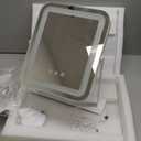 Saliwa Vanity Mirror with Lights, Lighted Makeup Mirror with 3 Modes, 10X Magnification Mirror, Stepless Brightness, 360° Rotation, Christmas & Valentine’s Gifts for Women, Daughter, Mom, Her