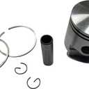 GardenPal 502 84 96-01 Piston with ring Compatible with Husqvarna 150BT 350BT 350BF Komatsy EBZ5150RH Jonsered BB2500 Replace OEM 502849601