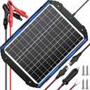 SUNER POWER 25W 12V Solar Battery Trickle Charger & Maintainer PRO, Built-in Intelligent MPPT Controller, Waterproof 12 Volt 25 Watt Solar Panel Charging Kits for Car Marine RV Trailer Boat Automotive