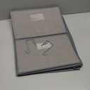 Over the Door Hanging File Organizer 5 Extra Large Pockets Wall Hanging File Folders Organizer Holders,Home Office Supplies Storage Pocket Chart for Paper Mails Planners Notebooks,Gray