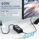 12V AC Power Cord Charger for Dell Monitor 27" 24" 23" 22" 21.5" Screen S2316H S2316M S2318HN S2318NC S2340L S2340LC 2240TB S2340M S2340MC S2440L S2240LC S2740L S2740LB Monitor Power Supply Cord