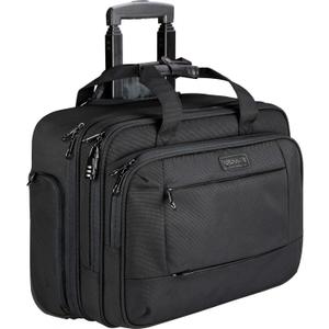 KROSER Rolling Laptop Bag for Men Women, Rolling Laptop Wheeled Briefcase for Business Fits Up to 17.3 Inch Laptop, Water-Repellent Wheeled Computer Bag Roller Case with RFID Pockets for Travel