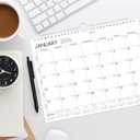 2025-2027 Wall Calendar – Use Now to Jun 2027, 8.5 x 11 In, 24-Month Calendar 2025-2027, Small Monthly Calendar 2026 Vertical, Ruled Blocks, Thick Paper, Holidays, To-Do ＆ Notes