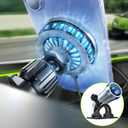 LISEN 15W Qi2 MagSafe Car Mount Charger [TEC Active Cooler 45F Dropping] Cooling Car Accessories RV Essentials Phone Holder for Truck Accessories Men Tech Gadgets with Air Vent and Dashboard Mounts