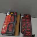 Paladone Stranger Things Shaped Logo Light, 30cm (11.8") Wide Wall or Desk Lamp with USB or Battery Power, Phase & Pulse Modes, Officially Licensed Netflix Merchandise
