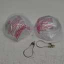 2 Pack Clip On Lamp Shade, Light Cover for A Type Bulb, 8" DIA x 4 1/4" Height Lamp Cover for Deco Exposed Bare Bulb Fixture, Acrylic Dome Clip on Standard Shades for Home Bathroom Office