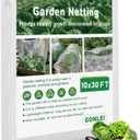 GonLei Garden Netting 10 X 30 FT Ultra Fine Garden Mesh Netting Protection Net Plant Cover Screen Vegetable Row Cover,Blueberry Netting Shrubs Fruits Tree Flowers Garden Screen Barrier Net