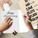 2 x YiKaLus Retro 55th Anniversary Card for Him Her, Happy 55 Years Wedding Aday Card for Parents, Funny 55th Anniversary Card for Women Men (YK-383)