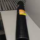 PotatoLife Plastic Hardware Mesh Netting, Garden Netting, Temporary Fencing, Tree Guards, Safety Net for Balcony, Deck, Stair Railing, Animal Barrier, Poultry, Deer, with 50 Zip Ties, 4' x 50', Black