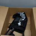 KMINA Foldable Forearm Crutches of Carbon Fiber (x2 Units), Open Cuff, Lightweight, Folding Crutches, Made in Europe, PRO Model