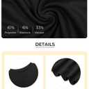2 x Haloumoning Girls Long Sleeve Tees Kids Casual Crewneck Pleated T Shirts Cute Fall Tops 5-14 Years Black