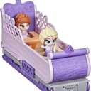 Disney Frozen Hasbro 2 Twirlabouts Picnic Playset Sled-to-Castle with Elsa and Anna Dolls and Accessories, Toys for Kids Ages 3 and Up
