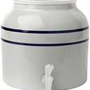 New Wave Enviro Porcelain Water Dispenser, Classic Blue Stripe