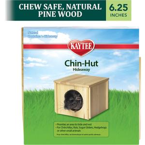 Kaytee Chinchilla Hut (8 inches x 6.25 inches x 6.25 inches)