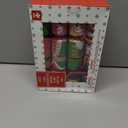 JOYIN 12 pcs Christmas No-Snap Party Favor, Xmas Nutcracker Design Funny Gifts for Kids Includes Party Hat, Jokes & Gifts, Christmas Table Decorations for Dinner Traditions Party Supplies