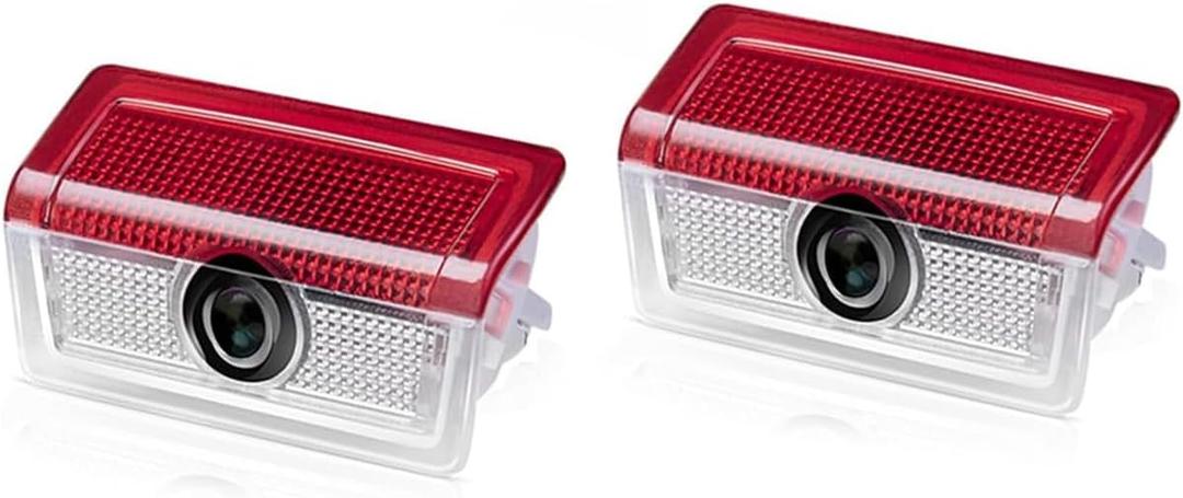 2pc Car Door LED Logo Projector Lights, Welcome Shadow Lamp, Automotive Step Light Compatible with 2014-2020 C W205 A W176 B E W212 W213 ML W166 GLA GLB GLC GLE GLS. (W205)