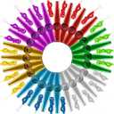 Newwiee 48 Pcs Metal Kazoos with Lanyards Musical Instruments Kazoo Pack Metal Flute Good Companion for Guitar Violin Piano Keyboard Ukulele, Kids Adults Lovers Gift Prize (Multicolor)