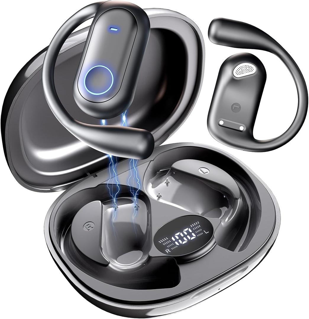 Ai Translation Earbuds Real Time - 164 Language Translator Earbuds with Bluetooth 6.1 Audifonos Traductores Ingls Espaol, 80H Playtime Wireless Headphones for Travel Business Learning